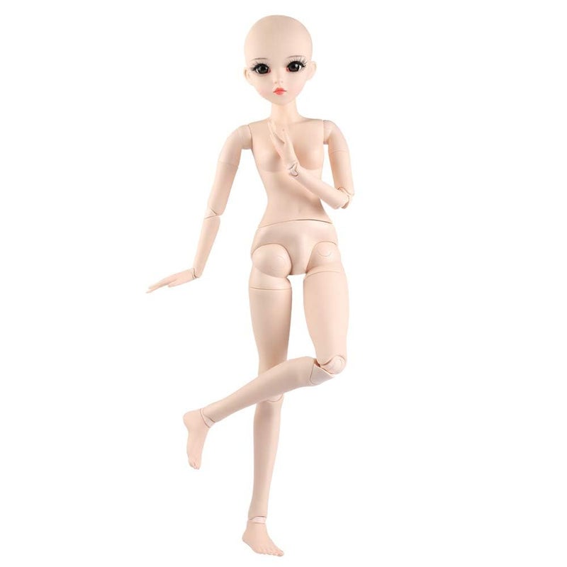 UCanaan دمية UCanaan 1/3 BJD بطول 24 بوصة دمى مفصلية أنثوية + مكياج أساسي لدمى DIY أفضل هدايا لعيد الميلاد أو عيد الميلاد - Image 1